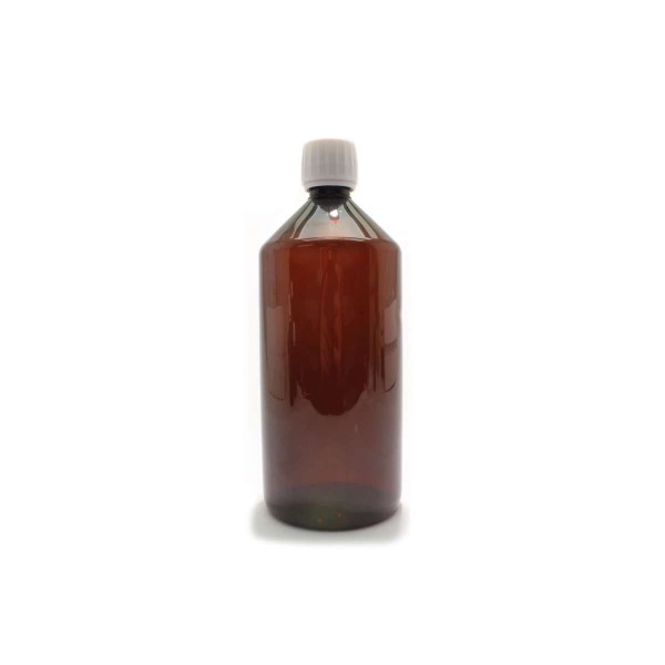 1000ml Base PET-Laborflasche Braun