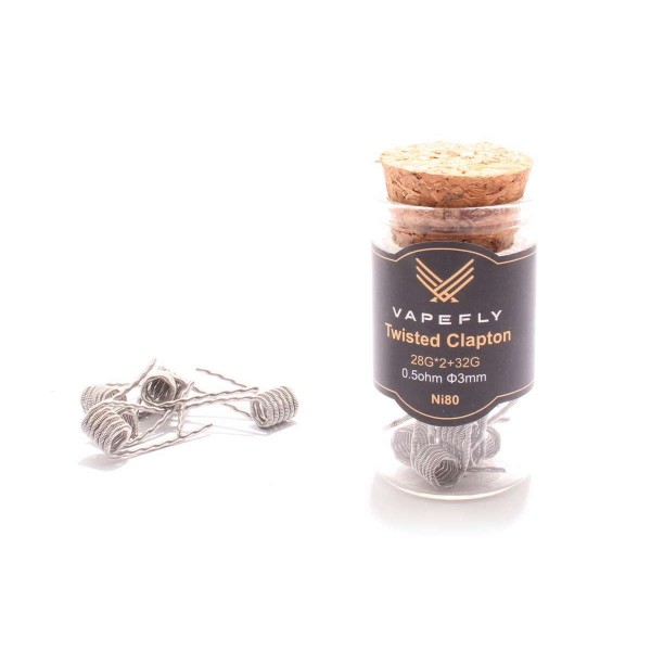 Vapefly Twisted Clapton 0,5 Ohm Ni80 Wicklungen - KS317