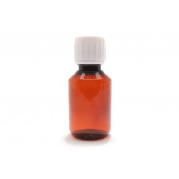 100ml Base PET-Laborflasche Braun