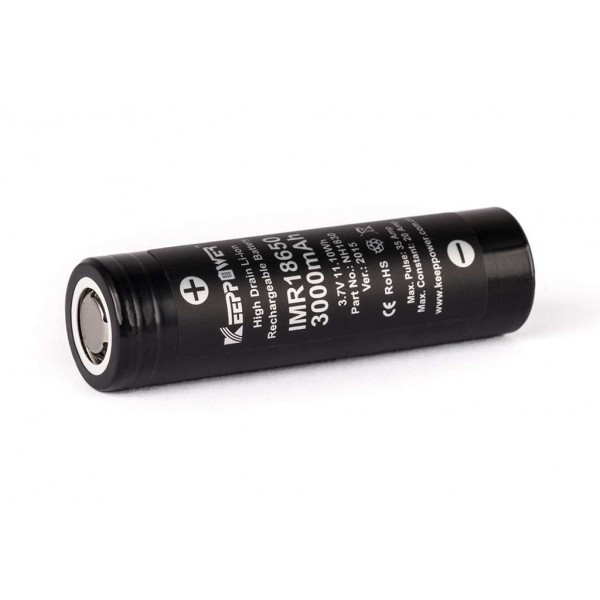18650 Akku Keeppower IMR 3000mAh