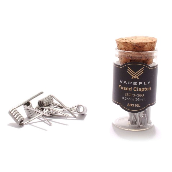Vapefly Fused Clapton 0,2 Ohm SS316L Wicklungen - KS414