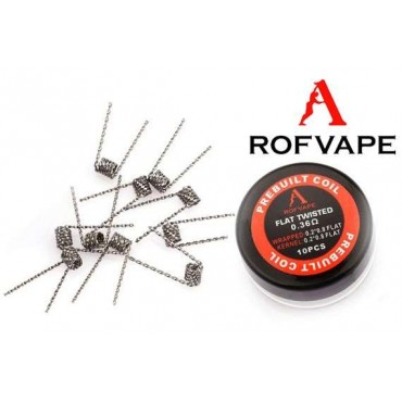 RofVape Flat Twisted Wicklungen