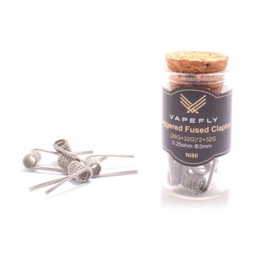 Vapefly Straggered Fused Clapton 0,25 Ohm Ni80 Wicklungen - KS320