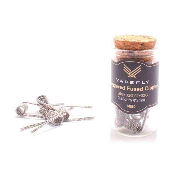 Vapefly Straggered Fused Clapton 0,25 Ohm Ni80 Wicklungen - KS320