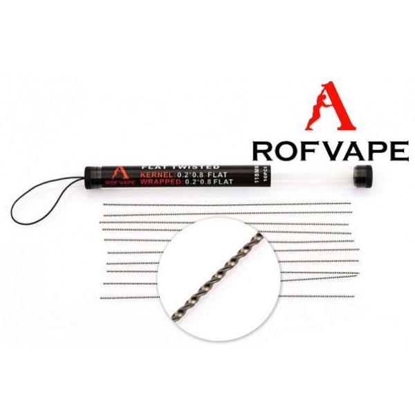 RofVape Flat Twisted Shot Wickeldraht Set